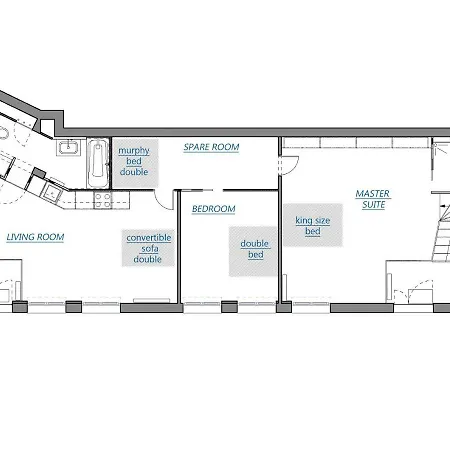 Daire 130 M2, 3 Yatak Odalı, 2 Banyolu , 5th - Pantheon- Notre Dame Bölgesinde